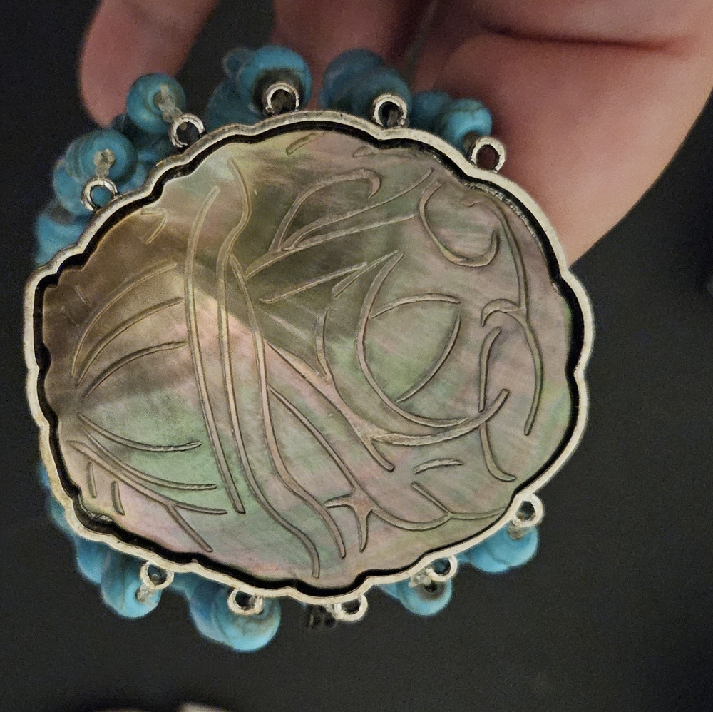 Stone and Turqoise Bracelet